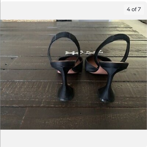 AMINA MUADDI ROSIE BLACK 36.5 WITH BOX AND DUSTBAG - Picture 4 of 7